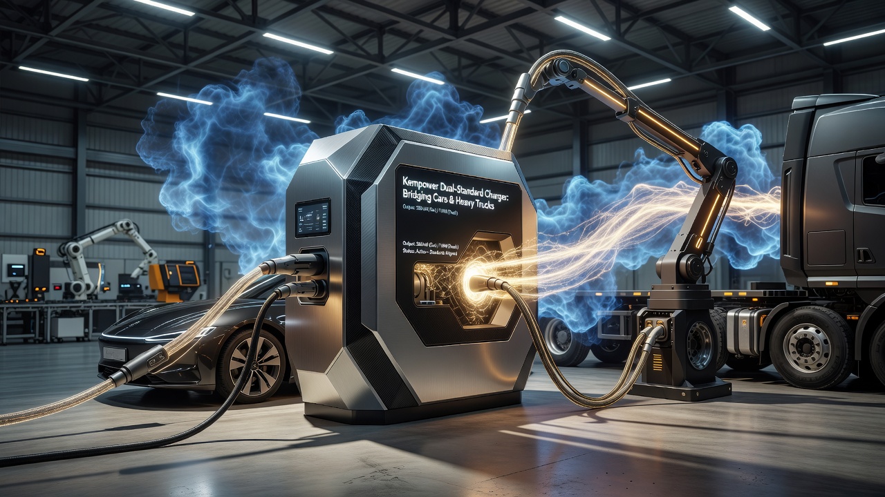 Kempower Unveils Dual-Standard Charger Bridging Cars and Heavy Trucks